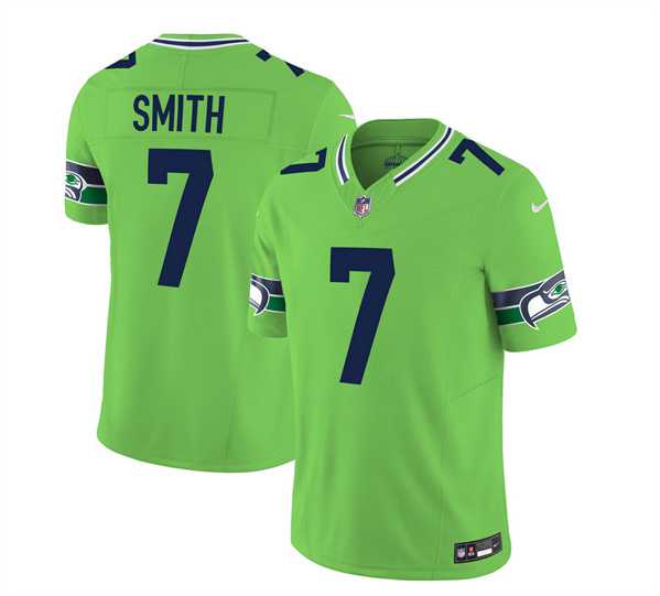 Men & Women & Youth Seattle Seahawks #7 Geno Smith 2023 F.U.S.E. Green Limited Jersey->san francisco 49ers->NFL Jersey
